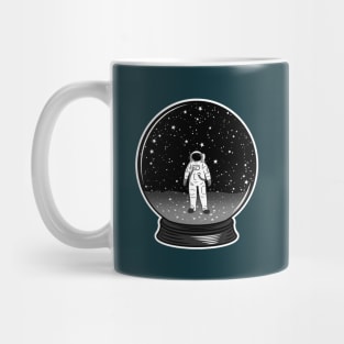 Raining stars globe Mug